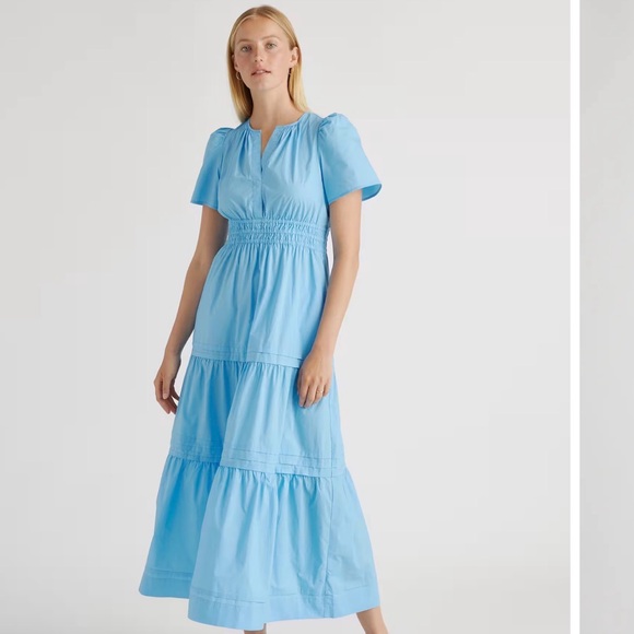 Quince Dresses & Skirts - Quince Organic Cotton Tiered Maxi Dress Large